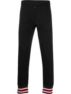 Alexander McQueen спортивные брюки с вышивкой Skull