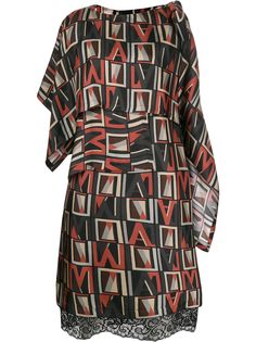 Antonio Marras asymmetric printed dress