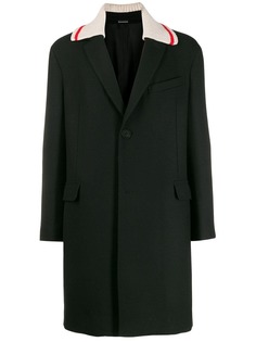 LANVIN пальто с контрастным воротником