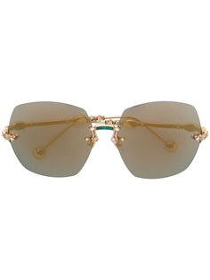 Elie Saab oversized sunglasses