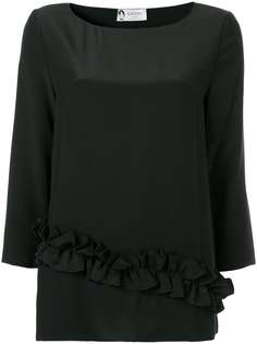 LANVIN блузка с оборкой