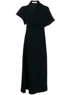 Victoria Beckham платье миди асимметричного кроя