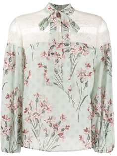 RedValentino блузка с цветочным узором