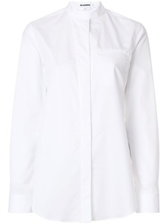Jil Sander рубашка с воротником-стойкой