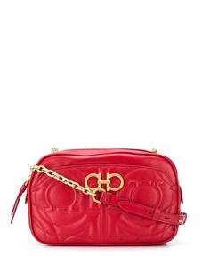Salvatore Ferragamo каркасная сумка с декором Gancini