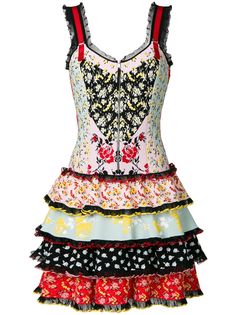 Alexander McQueen платье с цветочным принтом