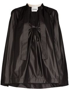 Jil Sander блузка Mavis с V-образным вырезом