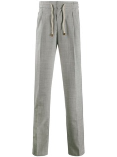Brunello Cucinelli брюки кроя слим с завышенной талией