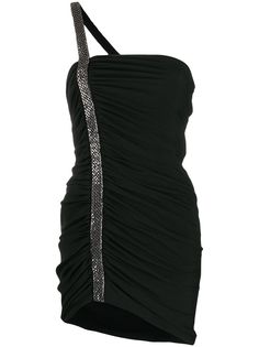 Saint Laurent декорированное платье мини