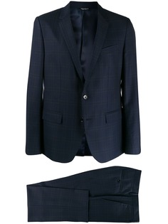 Dolce & Gabbana костюм в клетку с однобортным пиджаком