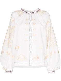 Vita Kin топ Bodrum с вышивкой