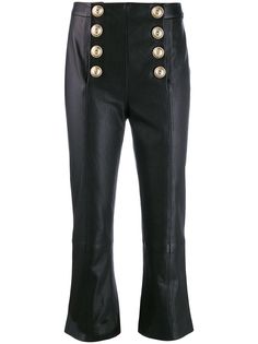 Balmain расклешенные брюки