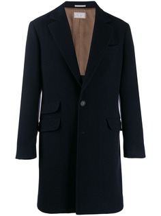 Brunello Cucinelli однобортное кашемировое пальто