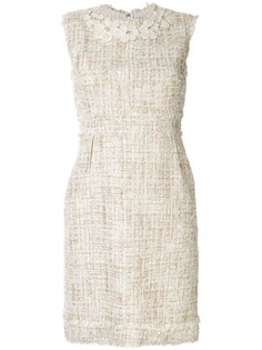 Giambattista Valli твидовое платье-трапеция