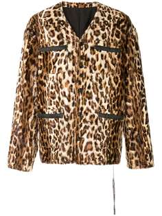 Mastermind Japan куртка с леопардовым принтом