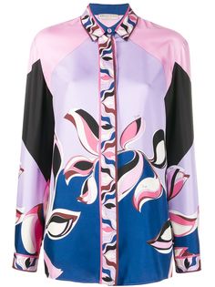 Emilio Pucci платок с графичным принтом