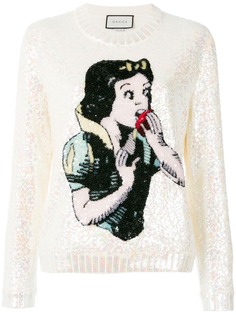 Gucci трикотажный свитер Snow White