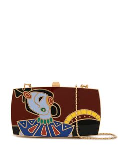 13BC эмалевый клатч The Goddess