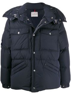 Moncler пуховик с капюшоном