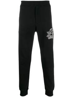Alexander McQueen спортивные брюки с вышивкой Skull