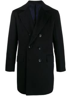 Kiton двубортное кашемировое пальто