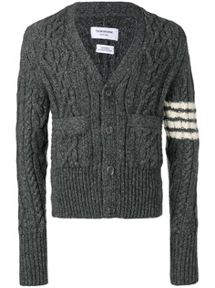 Thom Browne кашемировый кардиган с полосками 4-Bar