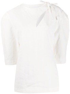 Jil Sander блузка с завязками