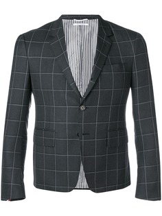 Thom Browne пиджак в клетку Windowpane