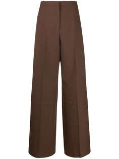 Jil Sander брюки Leone широкого кроя