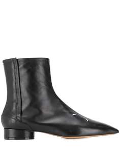 Maison Margiela ботильоны с декоративной строчкой
