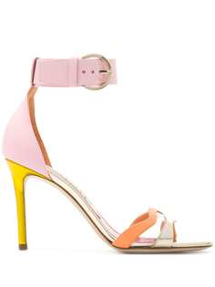 Emilio Pucci босоножки с лямками дизайна "колор-блок"
