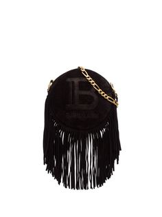 Balmain сумка Disco с бахромой
