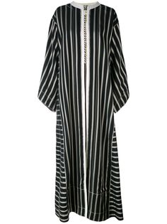 Etro длинное полосатое пальто-пыльник
