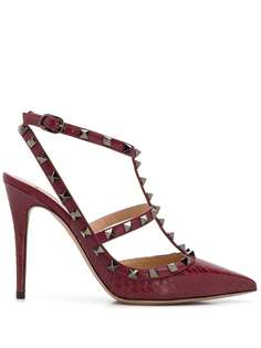 Valentino туфли Valentino Garavani Rockstud с Т-образным ремешком