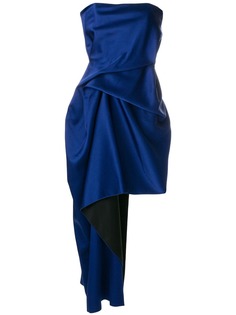 Roland Mouret асимметричное платье с драпировкой