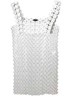 Paco Rabanne платье с аппликацией