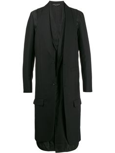 Comme Des Garçons Homme Plus однобортное пальто свободного кроя