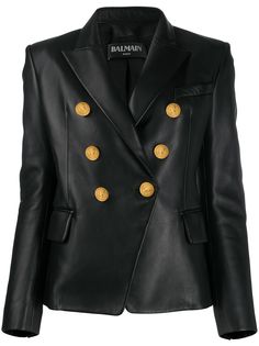 Balmain двубортный блейзер