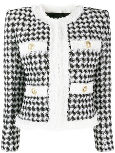 Balmain укороченный пиджак строгого кроя
