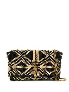 Saint Laurent сумка на плечо из рафии