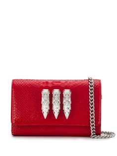 Philipp Plein клатч с декором Skull