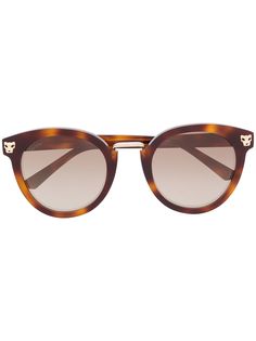 Cartier Eyewear солнцезащитные очки в круглой оправе