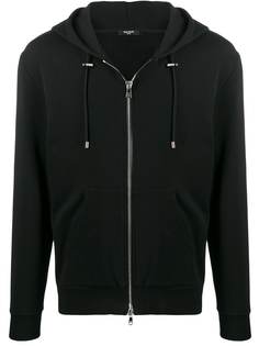 Balmain худи на молнии с логотипом