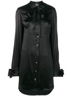Ann Demeulemeester удлиненная рубашка свободного кроя