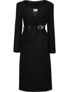 Prada двубортное пальто