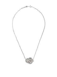 Chopard 18kt white gold Happy Dreams diamond necklace