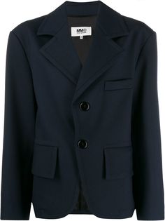 Mm6 Maison Margiela однобортный блейзер оверсайз