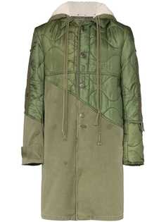 Greg Lauren тренч с капюшоном