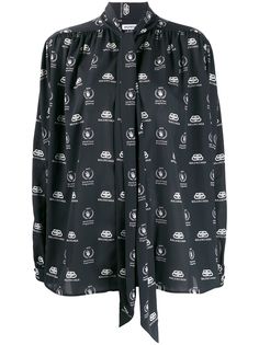 Balenciaga рубашка World Food Programme с двойными рукавами