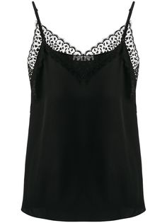 Givenchy топ на бретелях с кружевом